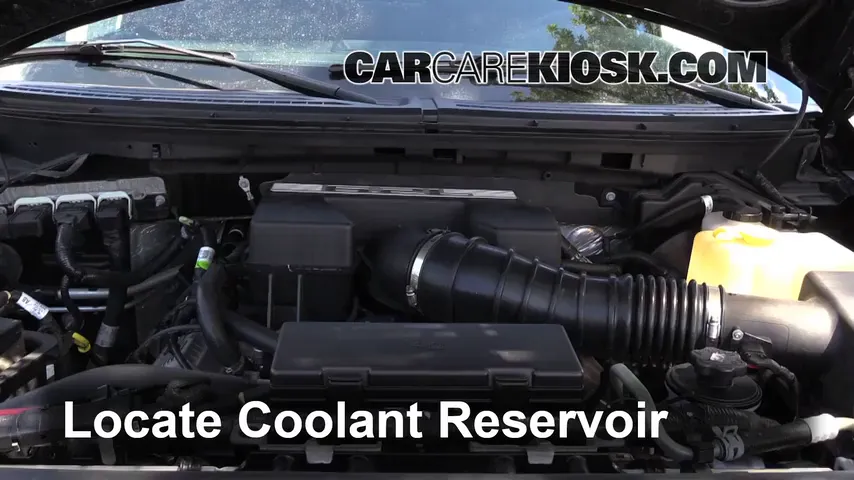2010 Ford F-150 SVT Raptor 6.2L V8 Coolant (Antifreeze) Add Coolant